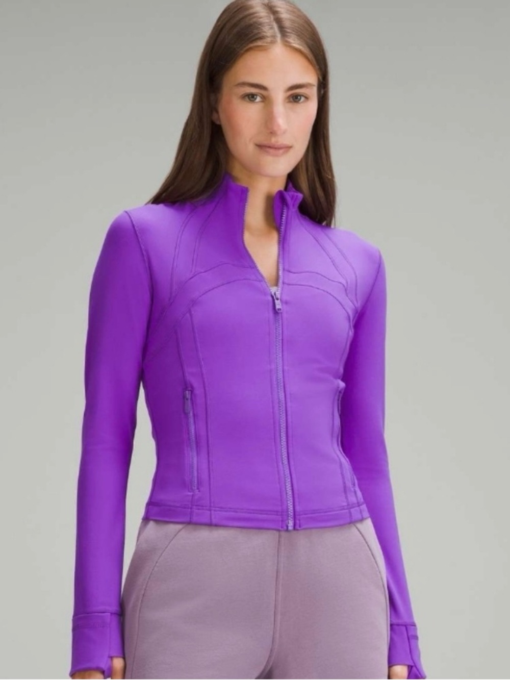 lululemon athletica define cropped jacket atomic purple 💜
